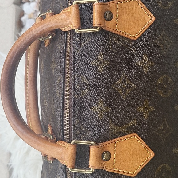 Louis Vuitton Speedy 35 monogram purse authentic Vintage *Host Pick!* - Picture 11 of 17